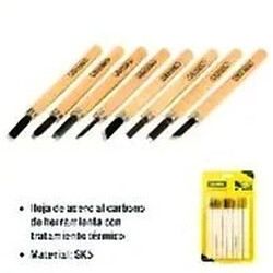 GUBIA EN JUEGO DE 8 PIEZAS UYUSTOOLS Ferreteria