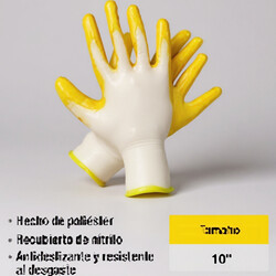 GUANTE DE TELA CON NITRILO 10 PULGADAS UYUSTOOLS Ferreteria