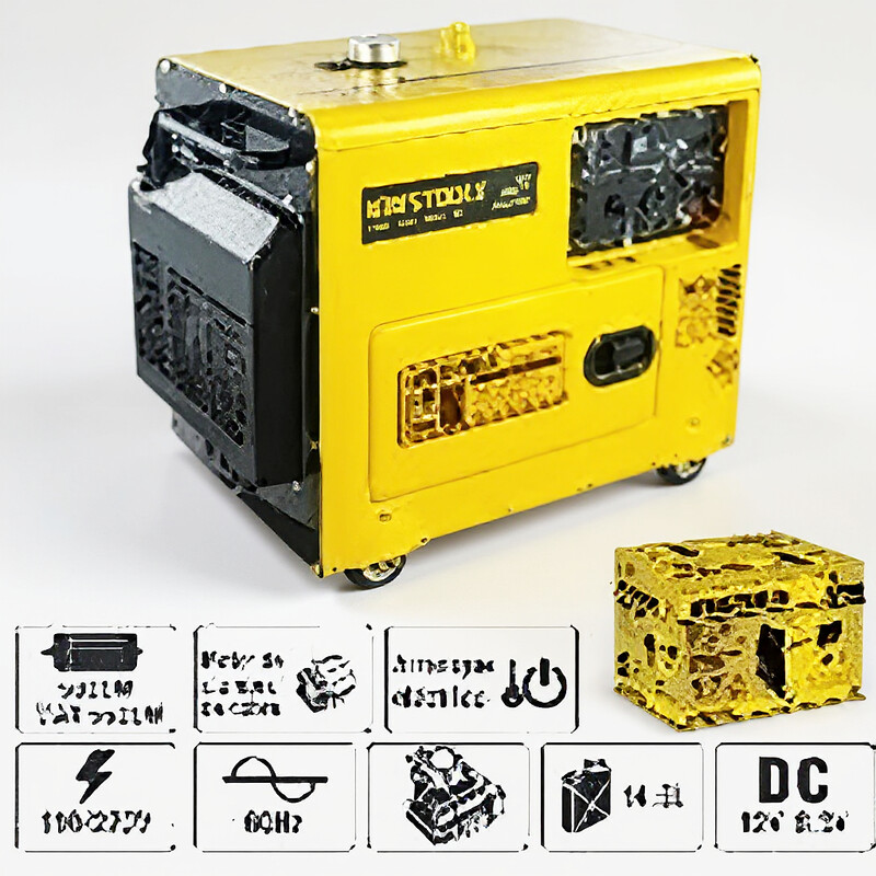 GENERADOR GENERADOR DIESEL SILENCIOSO 5500 WT UYUSTOOLS