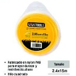 NYLON PARA DESMALEZADORA CUADRADO 2.4X15M UYUSTOOLS