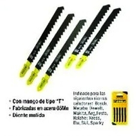 HOJA SIERRA CALADORA UNICA 5 PIEZAS UYUSTOOLS