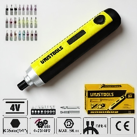 DESTORNILLADOR INALAMBRICO DE 36 PIEZAS UYUSTOOLS Ferreteria