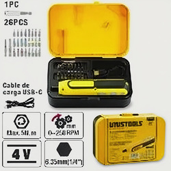 DESTORNILLADOR INALAMBRICO DE 29 PIEZAS UYUSTOOLS Ferreteria