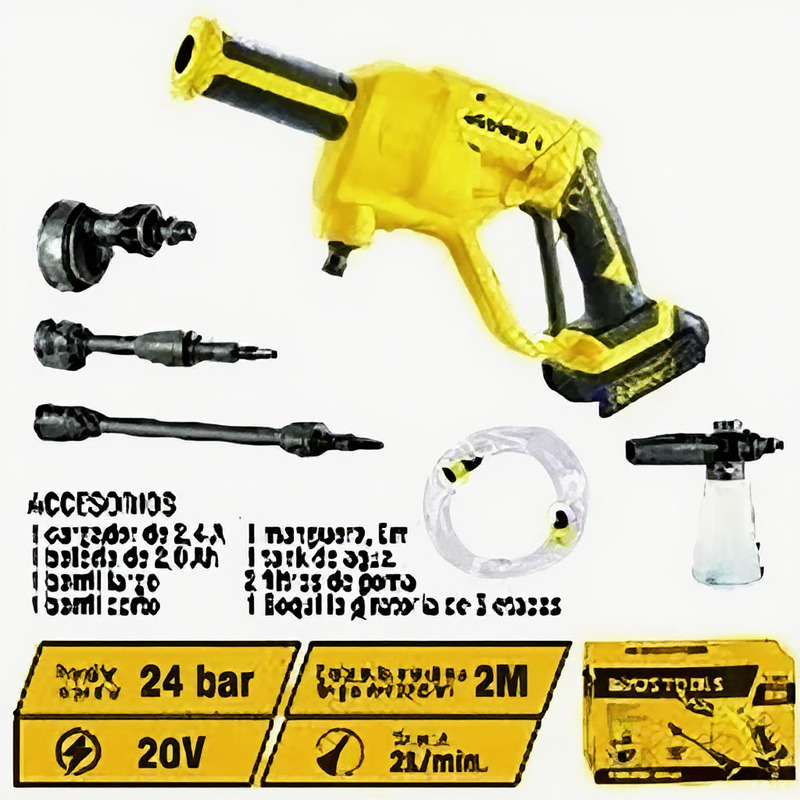 HIDROJET INALAMBRICO 20V/24V UYUSTOOLS Ferreteria