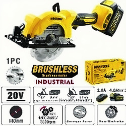 SIERRA CIRCULAR INALAMBRICA D/MANO 140MM UYUSTOOLS Ferreteria