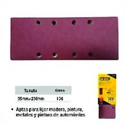 LIJA P/LIJADORA ORBITAL (50PZ) 95X230MM GRANO 100