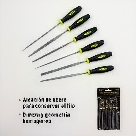 LIMAS EN JUEGO 6 PZAS SURTIDAS UYUSTOOLS Ferreteria
