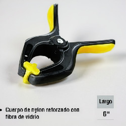 PRENSA DE RESORTE PINZA DOS COLORES 6 PULGADAS UYUSTOOLS Ferreteria