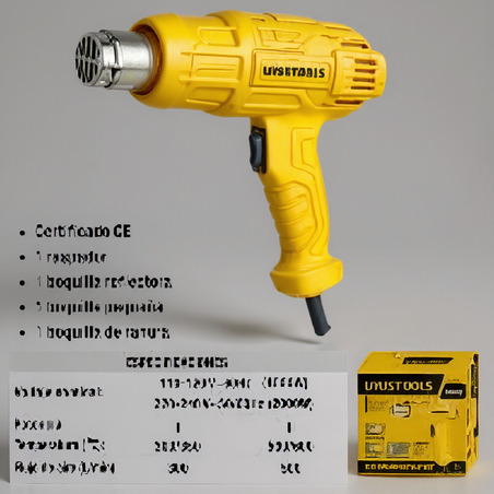 PISTOLA DE CALOR 2 NIVELES UYUSTOOLS Ferreteria