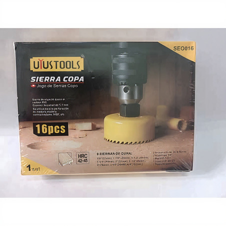 SIERRA DE COPA EN JUEGO DE 16 PIEZAS UYUSTOOLS