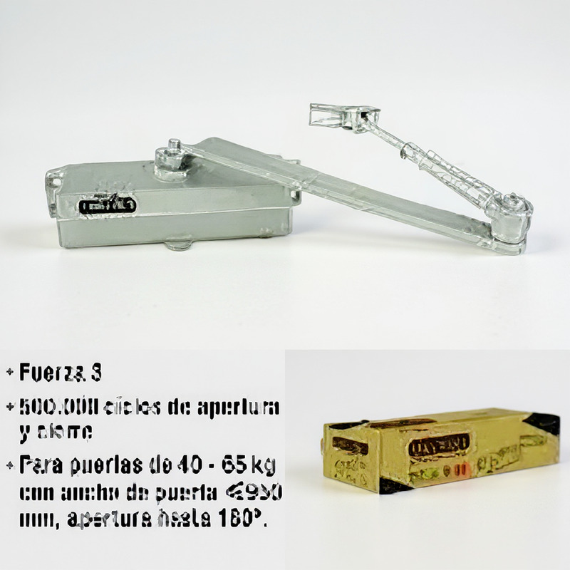 CIERRA PUERTA HIDRAULICO 45-65 KILOS UYUSTOOLS Ferreteria