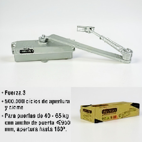 CIERRA PUERTA HIDRAULICO 45-65 KILOS UYUSTOOLS Ferreteria