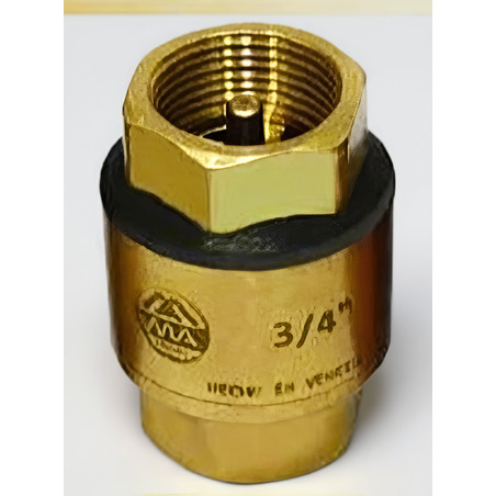 VALVULA CHECK VERTICAL 3/4 PULGADAS FAB