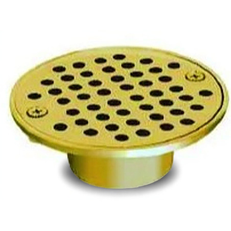 REJILLA ANTICUCARACHA CUELLO LARGO 1 1/4 PULGADAS BRONCE