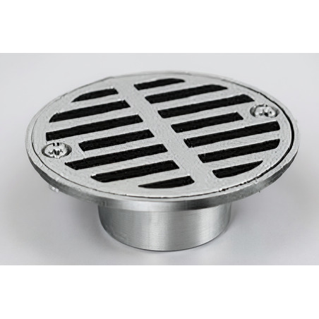 REJILLA STANDARD CUELLO LARGO 1 1/4 PULGADAS CROMADA