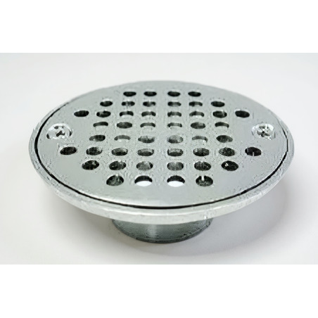 REJILLA ANTICUCARACHA CUELLO LARGO 1 1/4 PULGADAS SATINADA