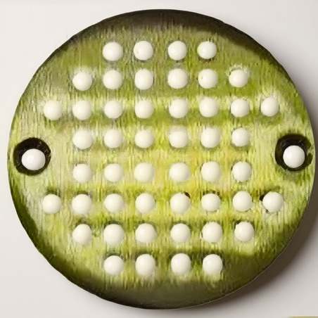 TAPA REJILLA ANTICUCARACHA BRONCE 2 PULGADAS