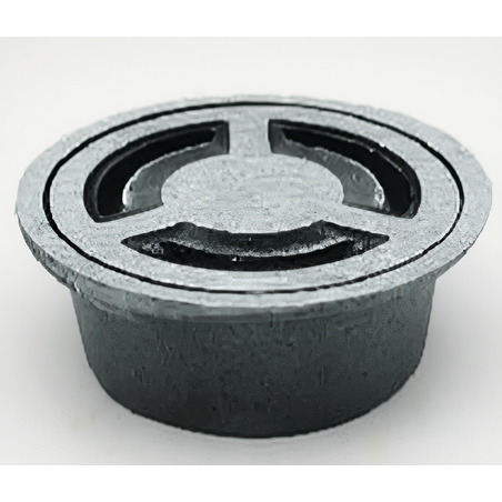 REJILLA INODOROS DE ALUMINIO INODORO REDONDO 08 CM ALUMINIO