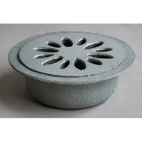 REJILLA INODOROS DE ALUMINIO INODORO REDONDO 10 CM ALUMINIO