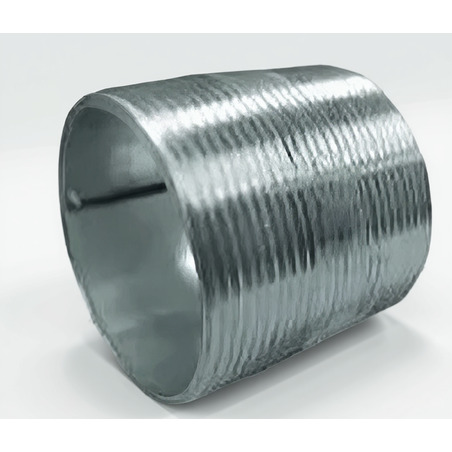 PLOMERIA NIPLE CORRIDO 2 PULGADAS X 2 PULGADAS GALVANIZADO MA Ferreteria