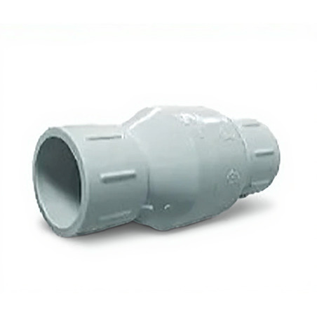 VÁLVULA CHECK 1 1/4 PULGADAS PVC PEGAR MARCA IMP Ferreteria