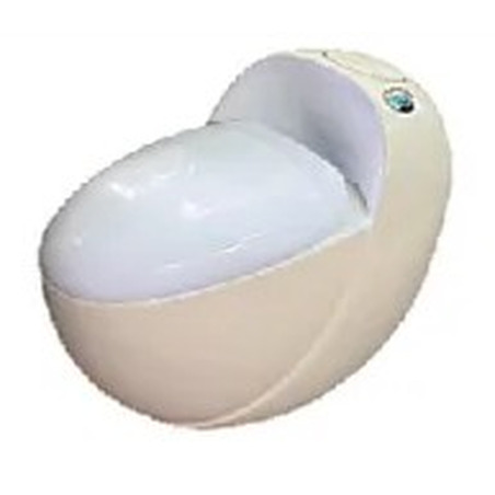 WATER CLOCK POCETA MARFIL MATE DE UNA PIEZA SIFÓNICO S-TRAP 300MM TAPA ASIENTO