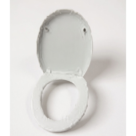 TAPA ASIENTO WATER CLOCK POCETA MARFIL DE POLIPROPILENO PARA ZT-904 SI WEQUP