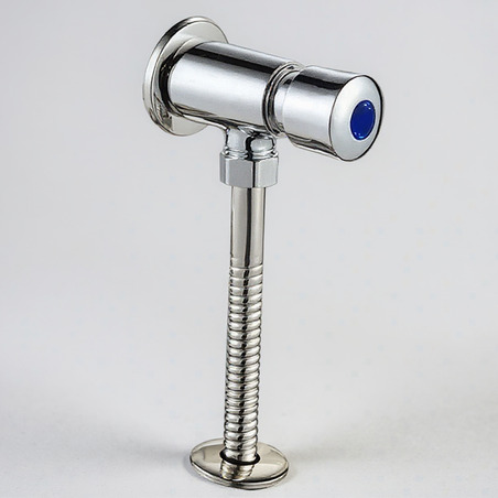 VÁLVULA CROMADA DE DESCARGA PARA URINARIO WEQUP SUSTITUTO FLUXOMETRO Ferreteria