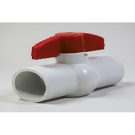 VALVULA BOLA PVC DE 1 PULGADA SIN ROSCA WEQUP Ferreteria