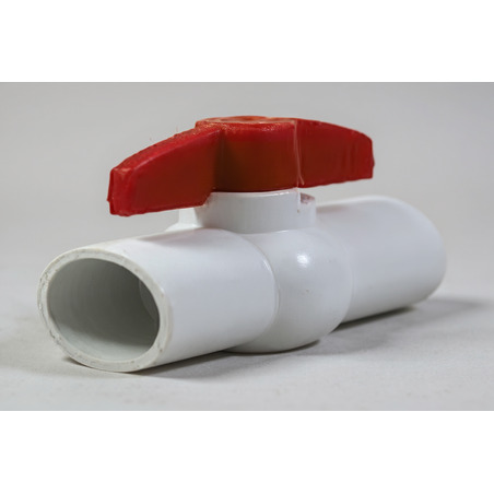 VALVULA BOLA PVC DE 1 1/2 PULGADAS SIN ROSCA WEQUP Ferreteria