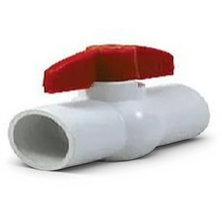 VALVULA BOLA PVC DE 2 PULGADAS SIN ROSCA MARCA WEQUP Ferreteria