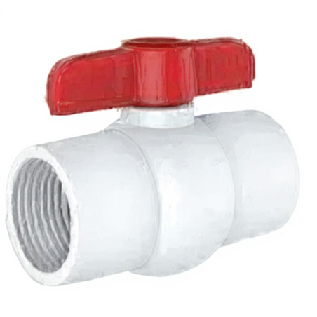 VALVULA BOLA PVC 3/4 PULGADAS CON ROSCA WEQUP Ferreteria