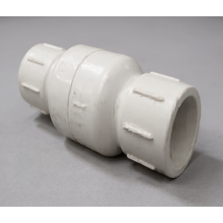 VALVULA CHECK PVC DE 1/2 PULGADA CON ROSCA WEQUP Ferreteria