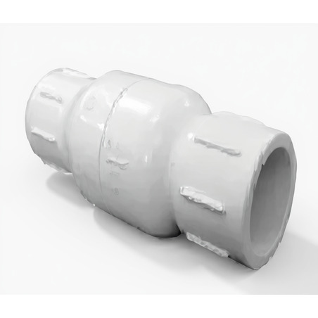 VALVULA CHECK PVC DE 3/4 PULGADA CON ROSCA WEQUP Ferreteria