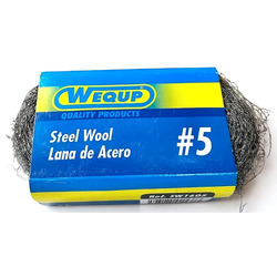 LANA DE ACERO NO.5 CONTIENE 160 GRAMOS WEQUP