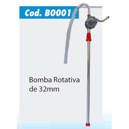 Bomba Manual Rotativa De 32 Milímetros De Diametro Marca Wequp