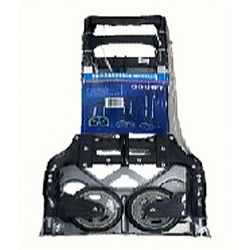 CARRETILLA PLEGABLE BASE DE ACERO Y RUEDAS DE PVC WEQUP