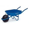 CARRETILLA AZUL 50 LITROS CON BRAZO METALICO RUEDA CON CAMARA TRAMONTINA