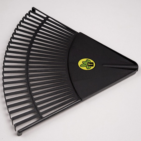 ESCOBA PLÁSTICA 26 DIENTES SIN MANGO NEGRA TRAMONTINA