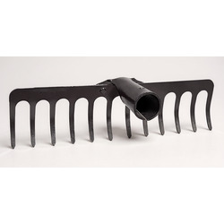 RASTRILLO CURVO LIVIANO 12 DIENTES TRAMONTINA