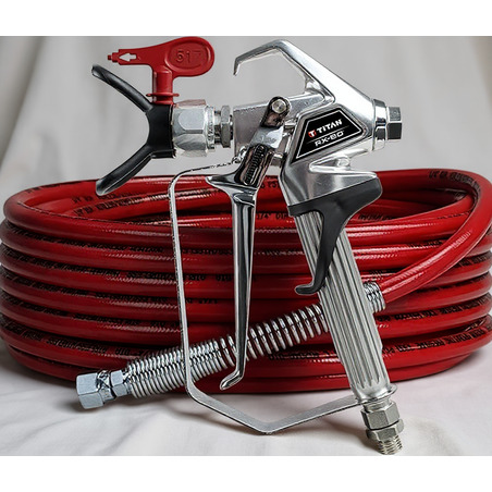 PISTOLA PULVERIZADORA AIRLESS RX-80 TOTALMENTE METÁLICA VÁLVULA ESFÉRICA