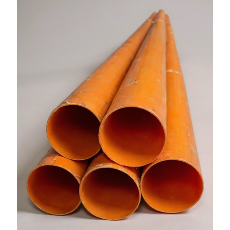 TUBOS AGUAS NEGRAS REF. 6 PULGADAS X 3 METROS X 4 MILÍMETROS UNITEC