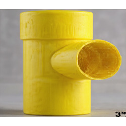 TEE CON REDUCCION AGUAS NEGRAS DE 3 PULGADAS x 2 PULGADAS Ferreteria
