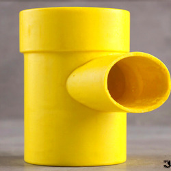 TEE CON REDUCCION AGUAS NEGRAS DE 10 PULGADAS x 8 PULGADAS