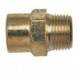 conexión adaptador de Bronce 1/4 - 3/8 Ferreteria