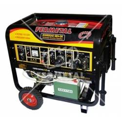 Generador Eléctrico A Gasolina de 6500W Marca Fermetal Ferreteria