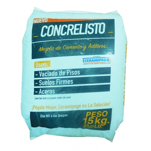 Mezcla de Arena y Cemento ConcretoListo 15 Kg