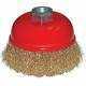 Cepillo de copa alambre latonado de 14mm x 4 Ferreteria