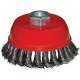 Cepillo de copa alambre trenzado de 14mm x 4 Ferreteria