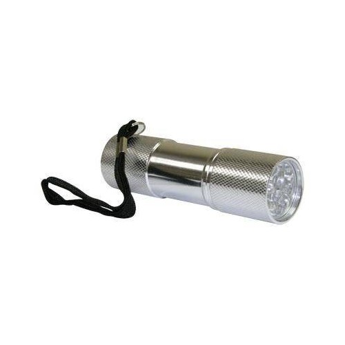 Linterna Metálica de bolsillo de 9 LEDS/3 AAA Ferreteria